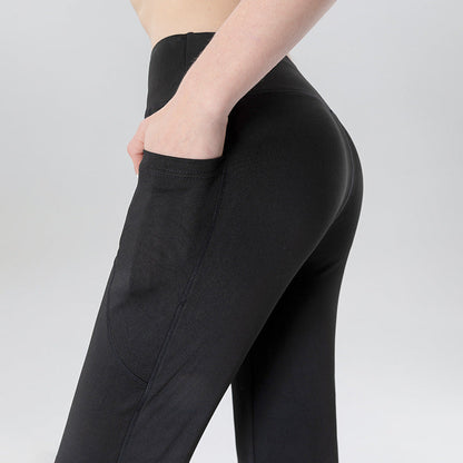 Women's cropped bootcut trousers with pockets - product image 2 of 14