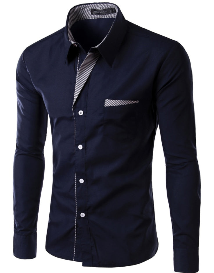 Men's Simple Long-Sleeve Shirt – product image 15