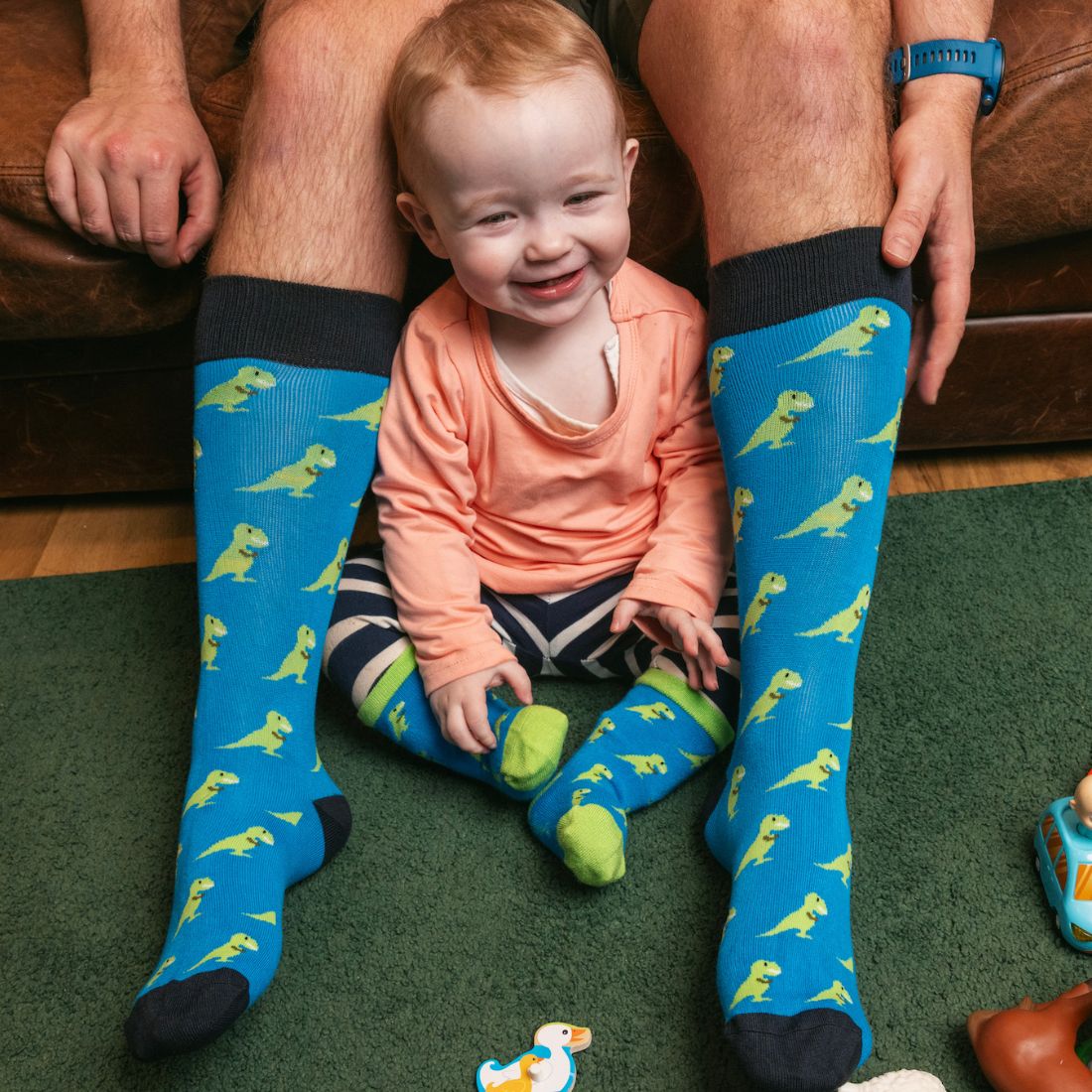 T-Rex Matching Bamboo Socks (Adult & Child) – product image 2 of 6