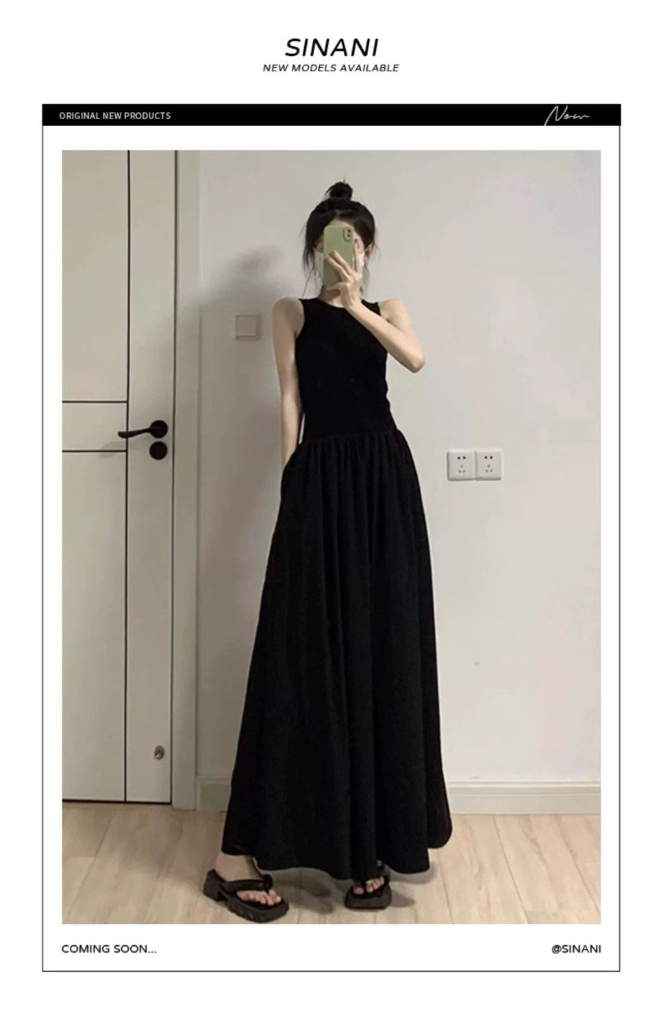 Women's Waist-Defined A-Line Midi Dress – product image 4