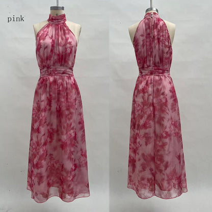 Resort-style Waist-cinching Figure-flattering Dress - product image 4 of 4