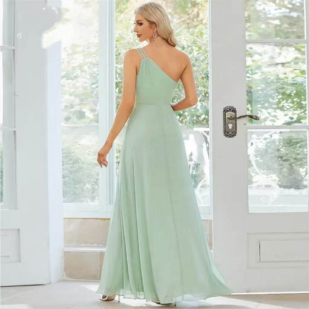 Women's One-Shoulder Slim-Fit Dress – product image 3