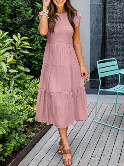Women's Bohemian Chiffon Midi Dress – product image 7