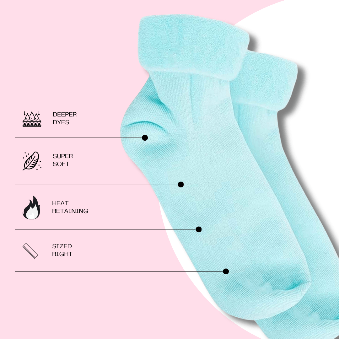 Sock Stack Womens Thermal Bed Socks 6 Pairs UK Size 4-7 Anti Slip Slipper Socks Warm Brushed Winter Base Layer – product image 5 of 10