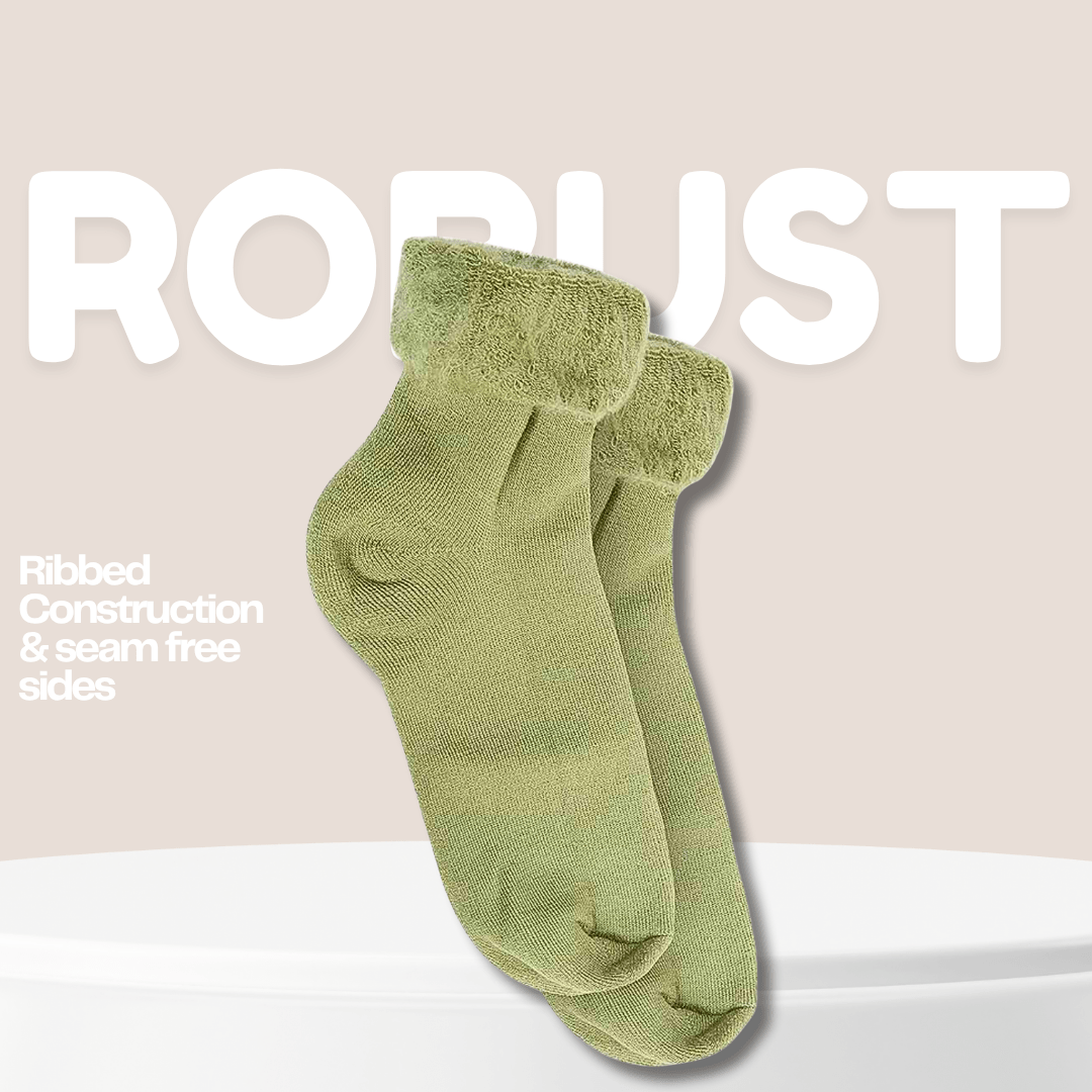 Sock Stack Womens Thermal Bed Socks 6 Pairs UK Size 4-7 Anti Slip Slipper Socks Warm Brushed Winter Base Layer – product image 4 of 10