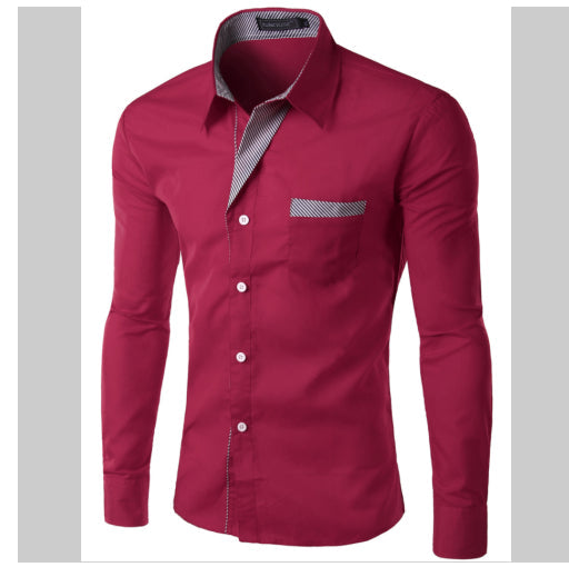 Men's Simple Long-Sleeve Shirt – product image 5