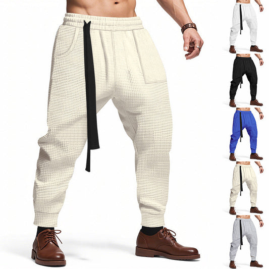 Men's Waffle-Knit Casual Joggers – product image 1