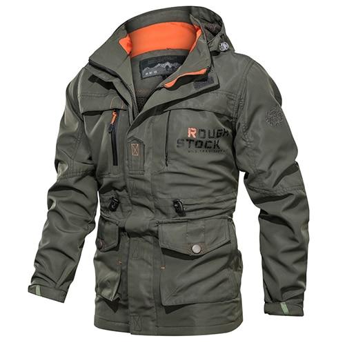 Men's Longline Hooded Outdoor Jacket – product image 7