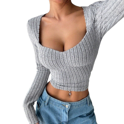 Women's Ribbed Cropped T-Shirt – product image 5