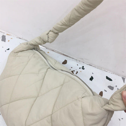 Rhombic Quilted Shoulder Bag – product image 7