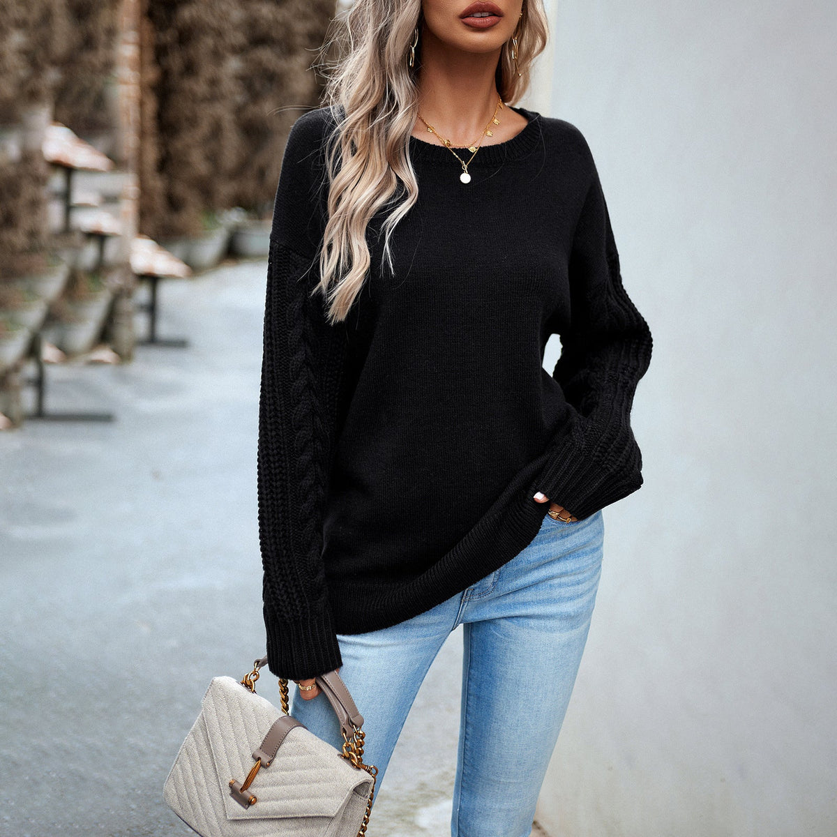 Women's Classic Crew-Neck Sweater – product image 3