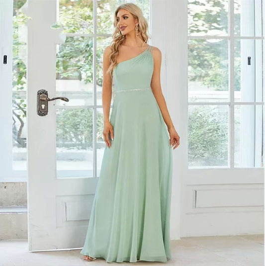 Women's One-Shoulder Slim-Fit Dress – product image 1