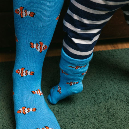 Clown Fish Matching Bamboo Socks (Adult & Child) – product image 2 of 6