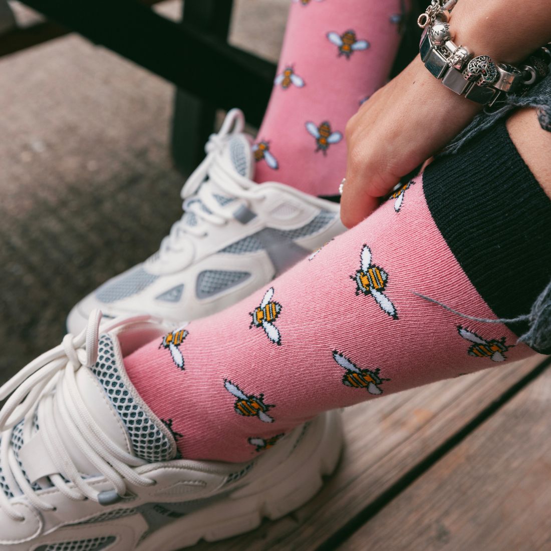 Bumblebee Matching Bamboo Socks (Adult & Child) – product image 5 of 6