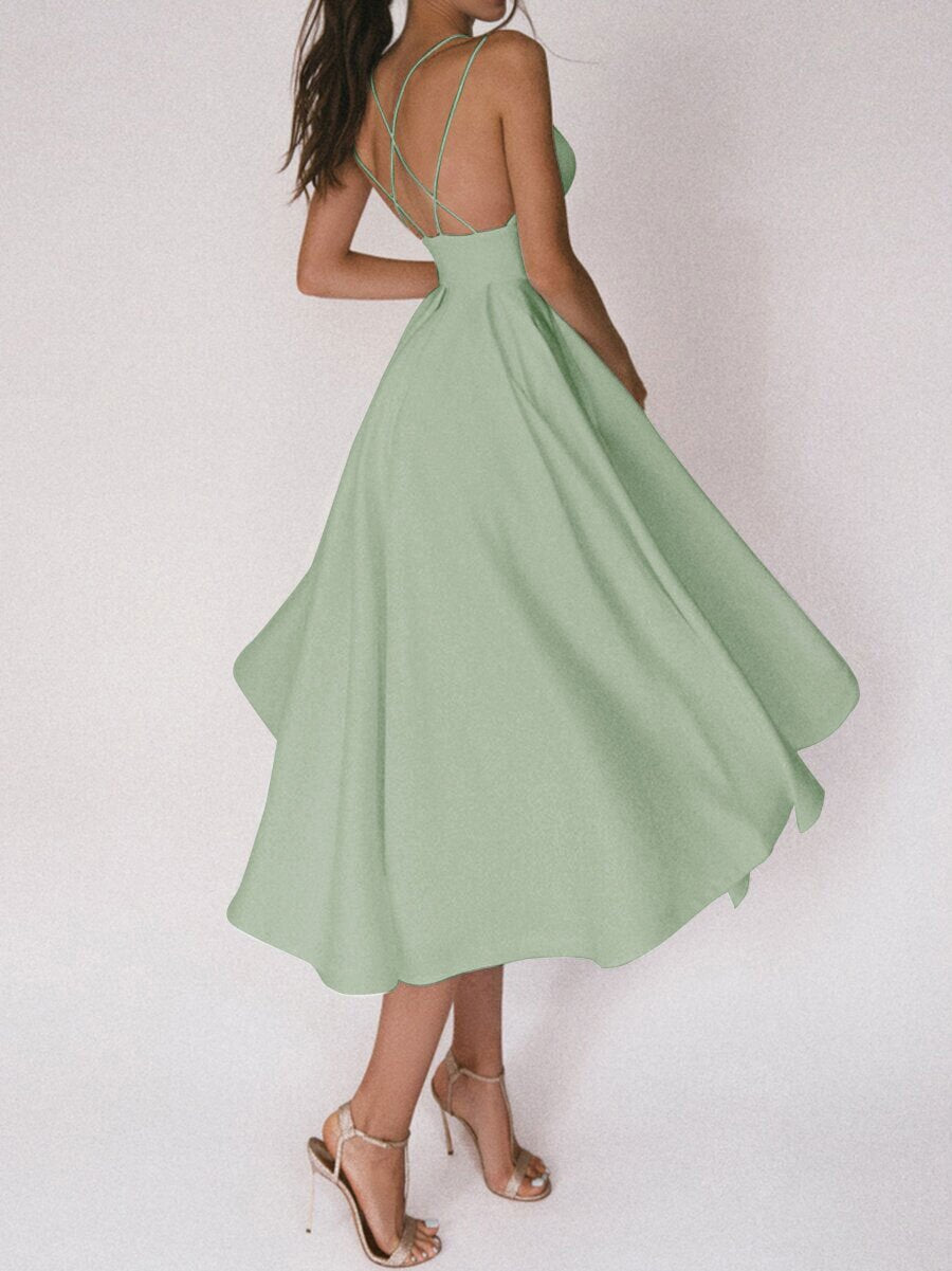 Women's V-Neck A-Line Maxi Dress – product image 8