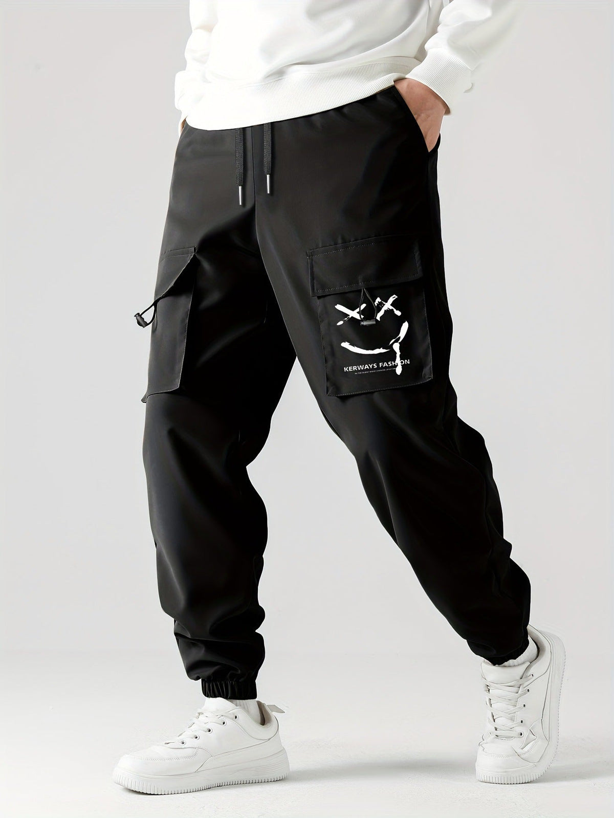 Straight Ankle Tied Wear-resistant Overalls Casual Pants – product image 5