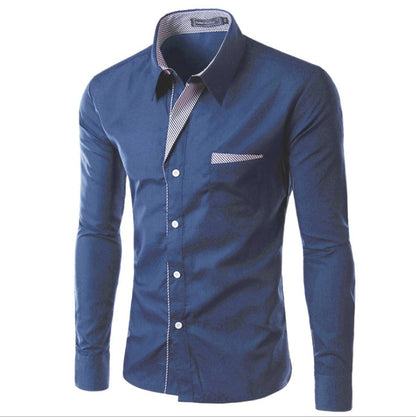 Men's Simple Long-Sleeve Shirt – product image 14