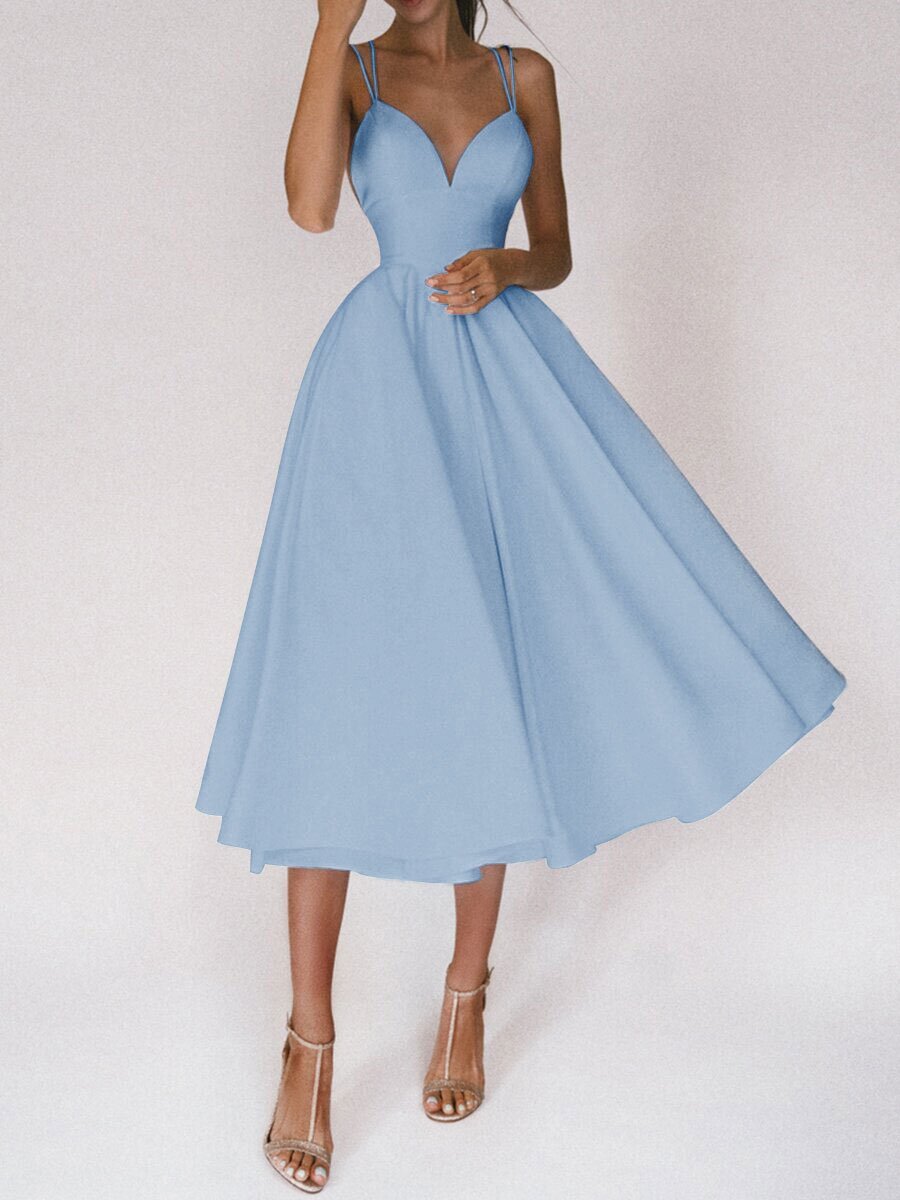 Women's V-Neck A-Line Maxi Dress – product image 7