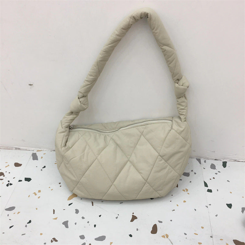 Rhombic Quilted Shoulder Bag – product image 9