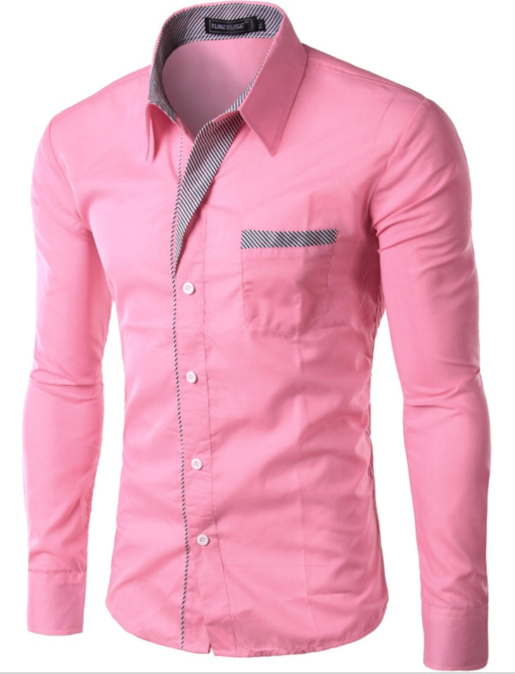 Men's Simple Long-Sleeve Shirt – product image 9