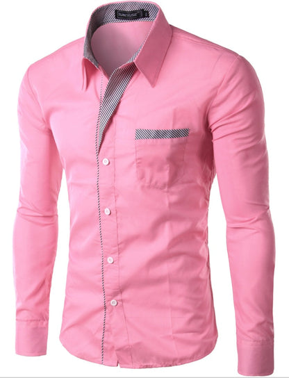 Men's Simple Long-Sleeve Shirt – product image 9