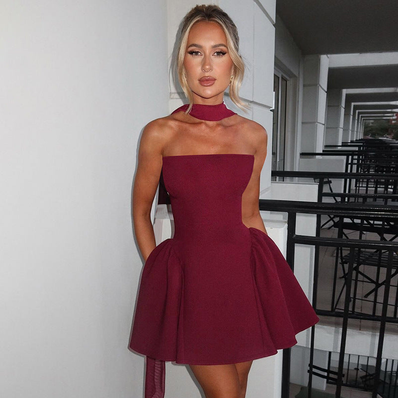 Women's Strapless Zip-Back Party Dress – product image 3