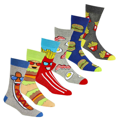 Men's Novelty Cotton-Rich Socks – 6 Pack – product image 9