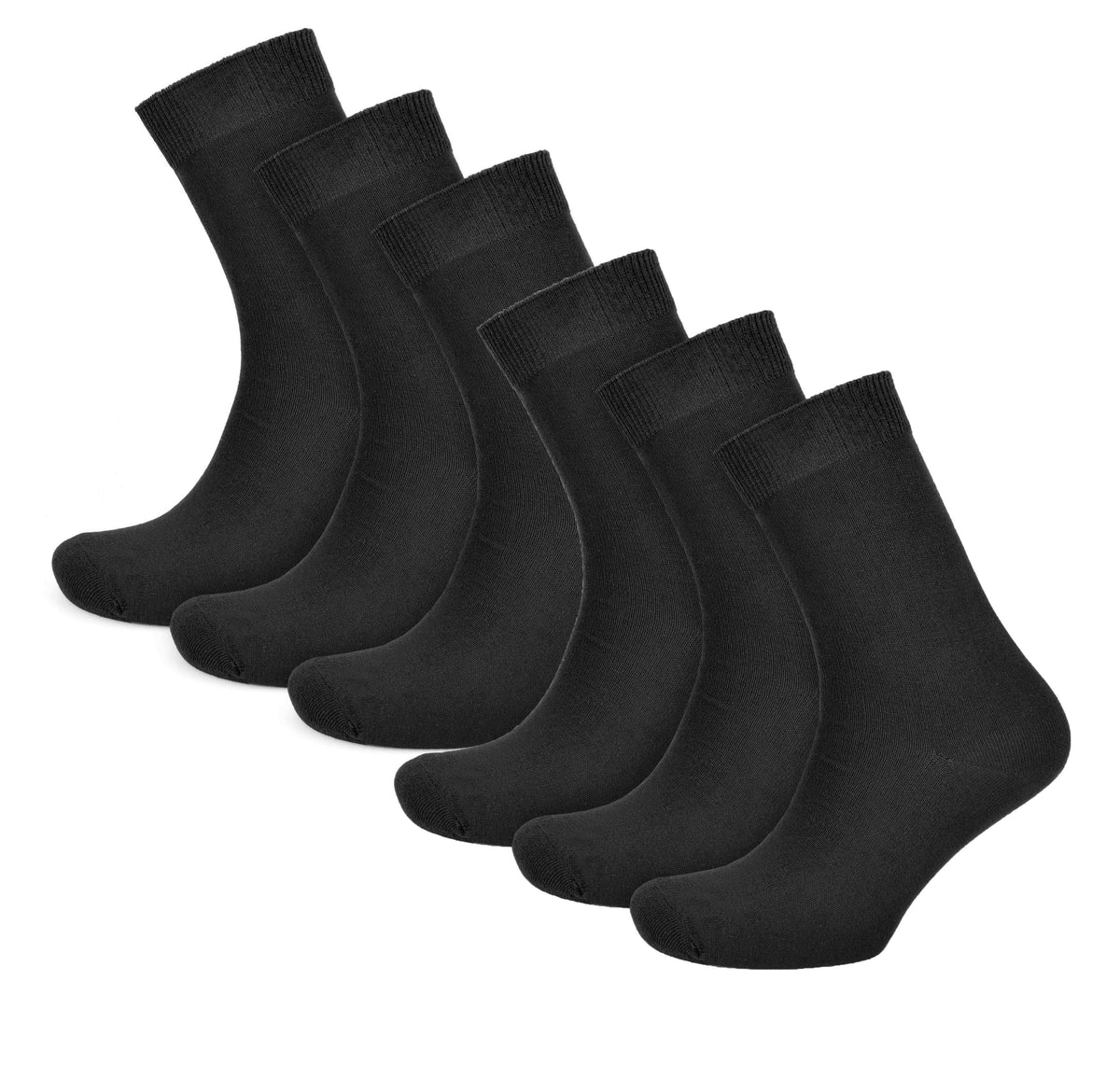 Sock Stack Womens Cotton Rich Socks 6 Pairs UK Size 4-7 Breathable Durable Reinforced Heel Toe Multipack Value – product image 3 of 14