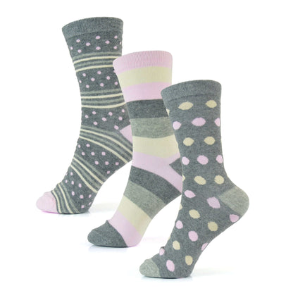 Sock Stack Womens Cotton Rich Socks 6 Pairs UK Size 4-7 Breathable Durable Reinforced Heel Toe Multipack Value – product image 14 of 14