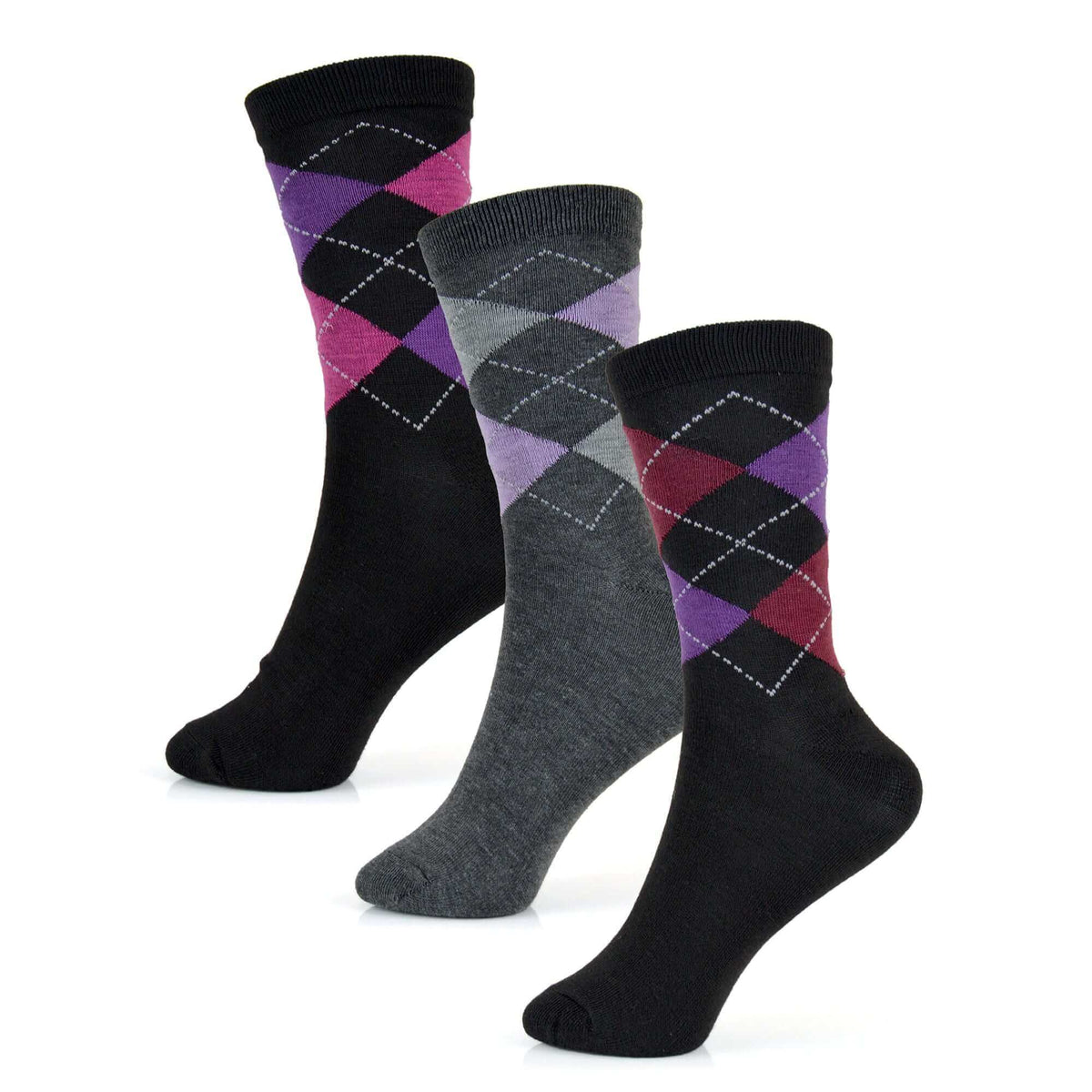 Sock Stack Womens Cotton Rich Socks 6 Pairs UK Size 4-7 Breathable Durable Reinforced Heel Toe Multipack Value – product image 2 of 14