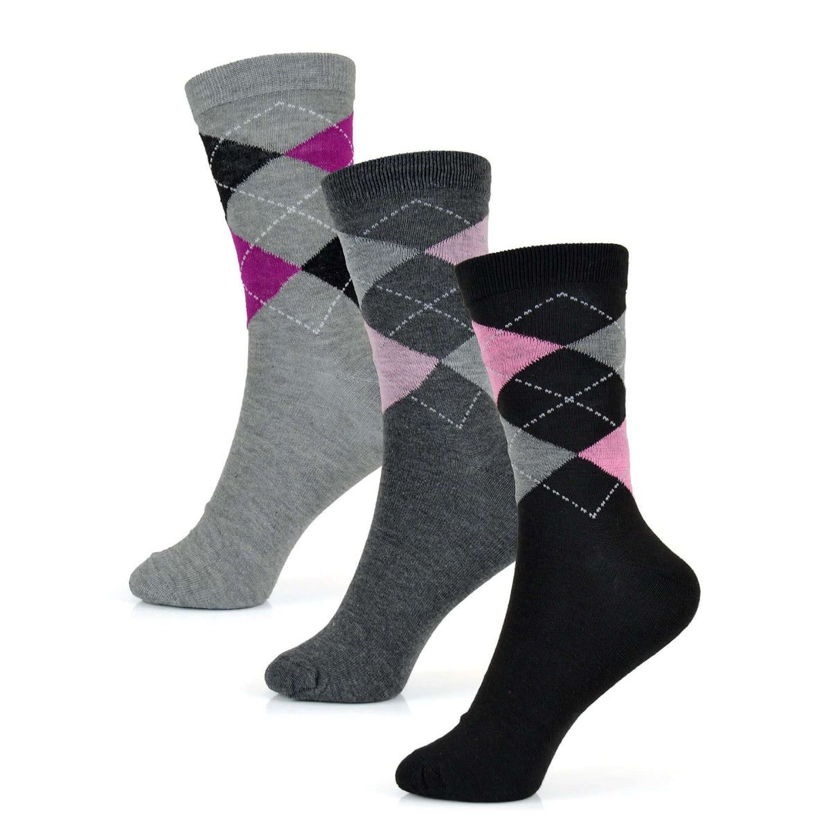 Sock Stack Womens Cotton Rich Socks 6 Pairs UK Size 4-7 Breathable Durable Reinforced Heel Toe Multipack Value – product image 1 of 14