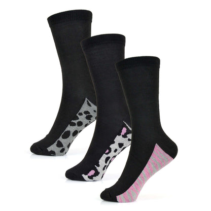Sock Stack Womens Cotton Rich Socks 6 Pairs UK Size 4-7 Breathable Durable Reinforced Heel Toe Multipack Value – product image 6 of 10