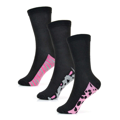 Sock Stack Womens Cotton Rich Socks 6 Pairs UK Size 4-7 Breathable Durable Reinforced Heel Toe Multipack Value – product image 5 of 10