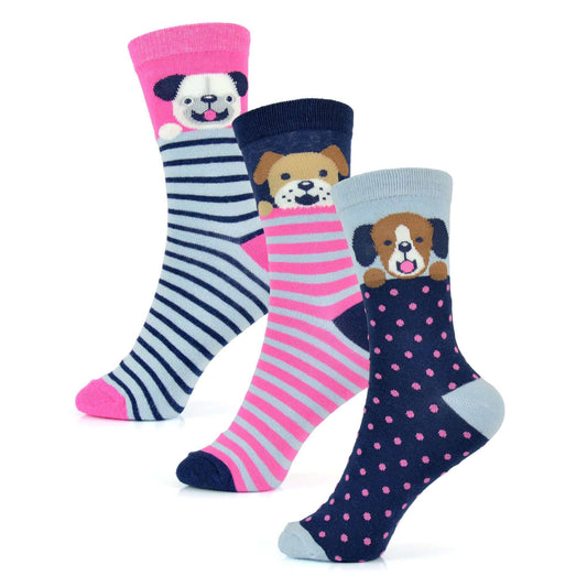 Sock Stack Womens Cotton Rich Socks 6 Pairs UK Size 4-7 Breathable Durable Reinforced Heel Toe Multipack Value – product image 2 of 10