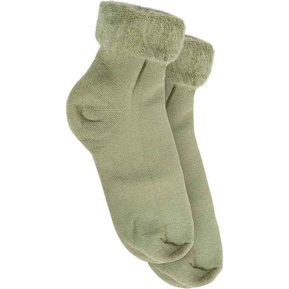 Sock Stack Womens Thermal Bed Socks 6 Pairs UK Size 4-7 Anti Slip Slipper Socks Warm Brushed Winter Base Layer – product image 10 of 10
