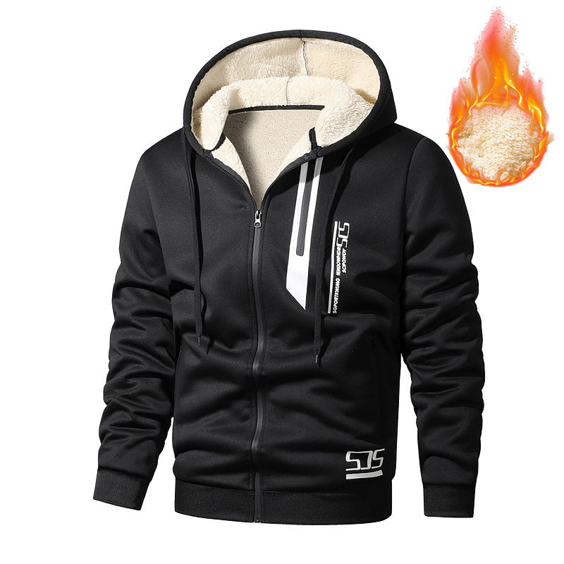 Men's Fleece-Lined Hooded Jacket – product image 2
