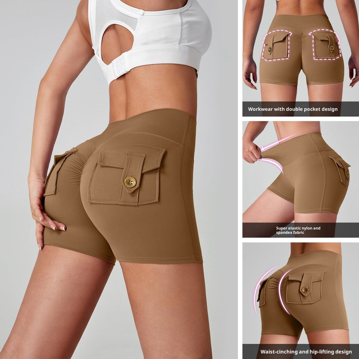 Women's Quick-Dry Pocket Yoga Leggings – product image 2