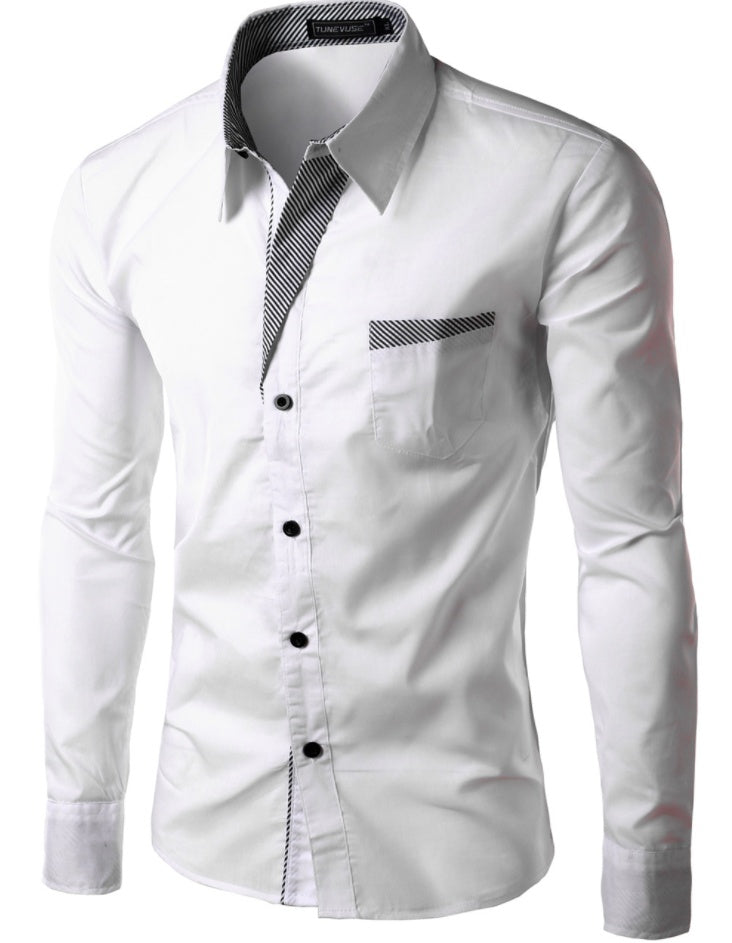 Men's Simple Long-Sleeve Shirt – product image 2