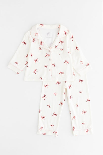 Mini COZY Rosy Ribbon Pyjamas Set – product image 4 of 5