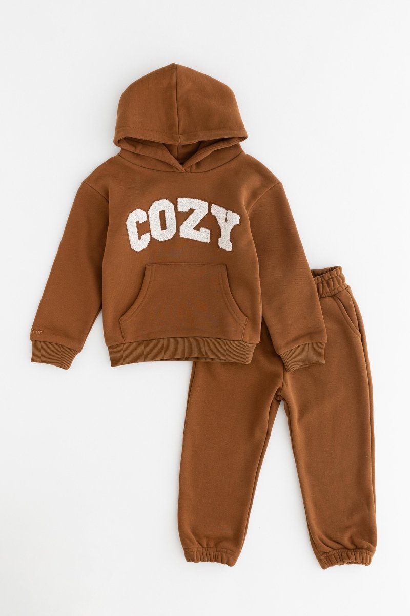 COZY Mini Tracksuit Brown Sets – product image 3 of 10