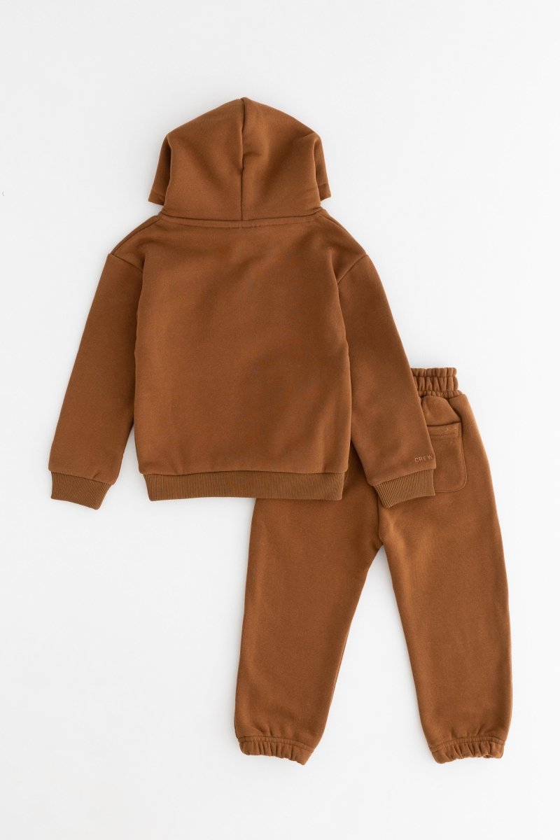 COZY Mini Tracksuit Brown Sets – product image 7 of 10