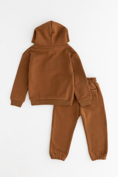 COZY Mini Tracksuit Brown Sets – product image 7 of 10