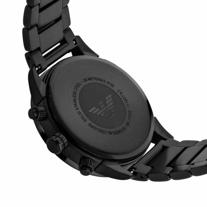 Emporio Armani AR11242 Mario Men's All Black Watch – product image 5 of 9