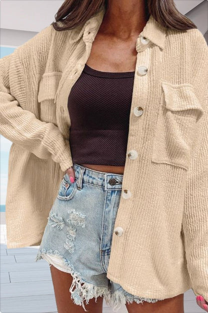 Women's Solid-color Long-sleeve Blouse Jacket – product image 8