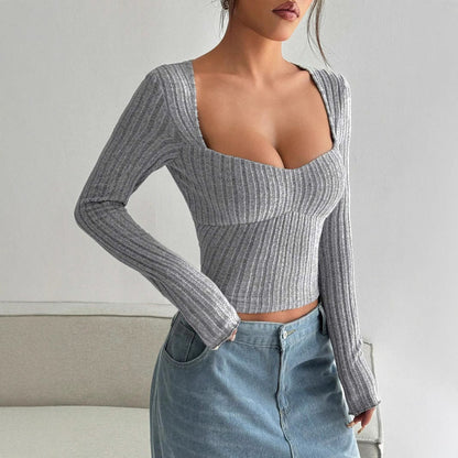 Women's Ribbed Cropped T-Shirt – product image 4