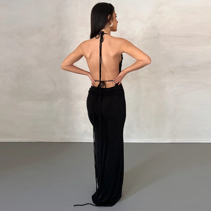 Women's Backless Lace-Up Bodycon Dress – product image 3