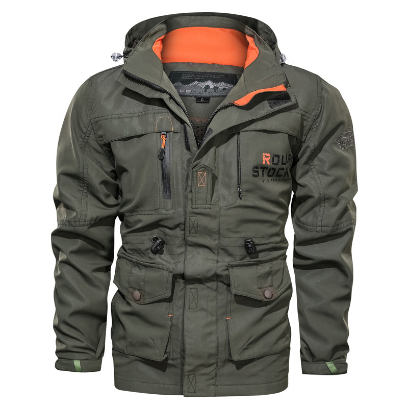 Men's Longline Hooded Outdoor Jacket – product image 6