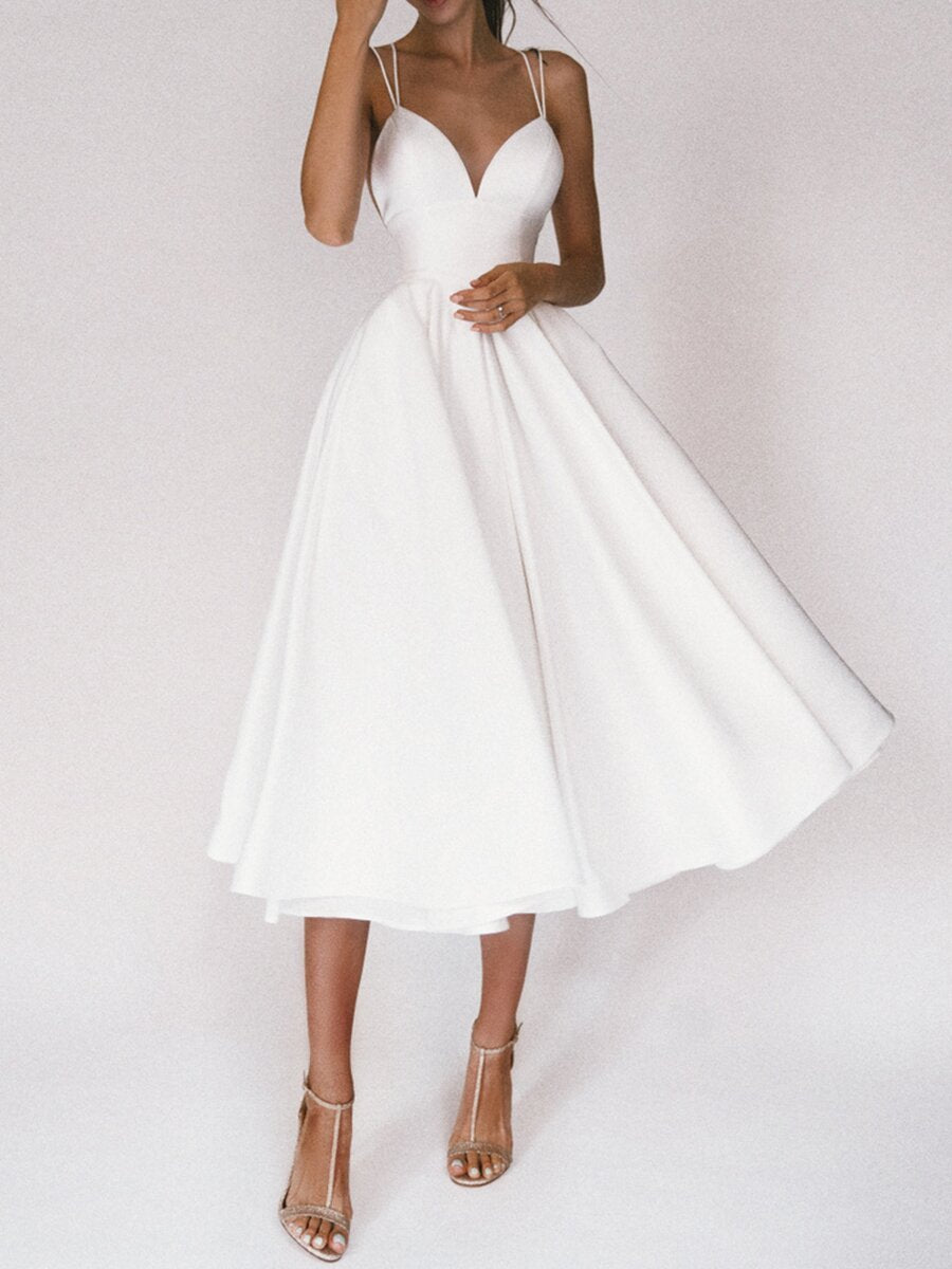 Women's V-Neck A-Line Maxi Dress – product image 5