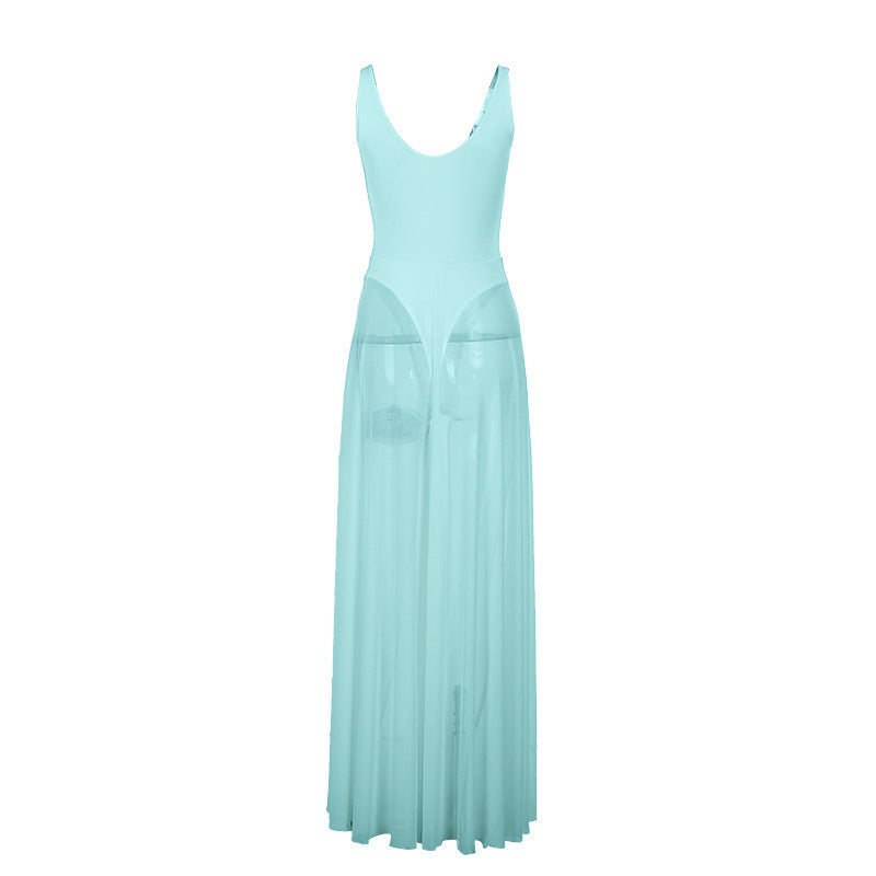 Women's Mesh-Panel Resort Dress – product image 9