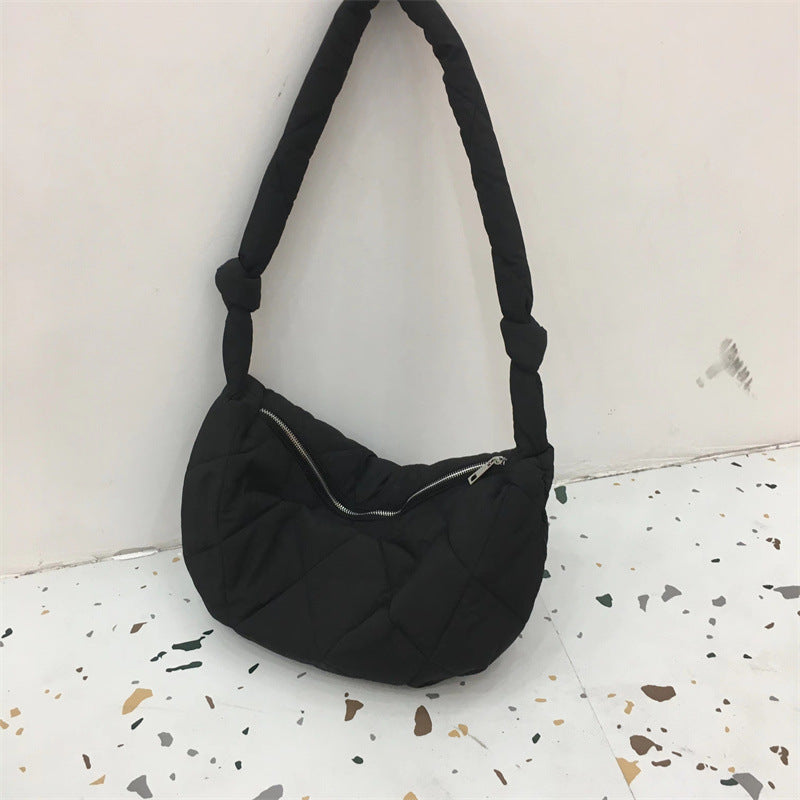Rhombic Quilted Shoulder Bag – product image 8